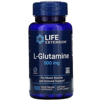 Life Extension - L-Glutamine, 500mg - 100 vcaps