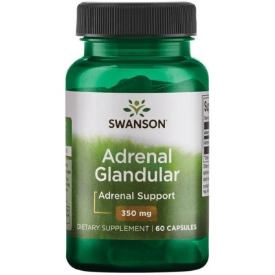 Swanson - Adrenal Glandular, 350mg - 60 caps