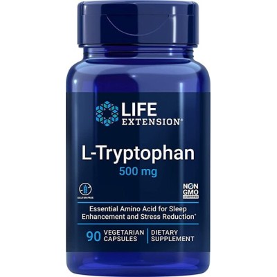 Life Extension - L-Tryptophan, 500mg - 90 vcaps