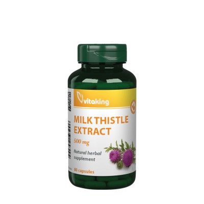 Vitaking - Milk Thistle extract 500 mg - 80 Capsules