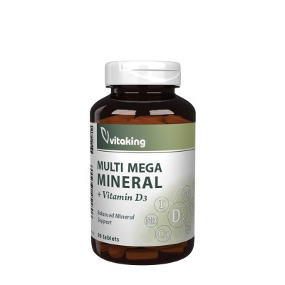 Vitaking - Multi Mega Mineral + D3 - 90 Tablets
