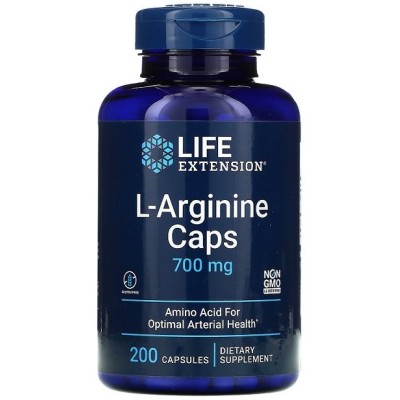 Life Extension - L-Arginine Caps, 700mg - 200 caps