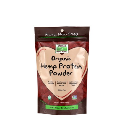 Now Foods - Hemp Protein, Organic Powder - 340 g