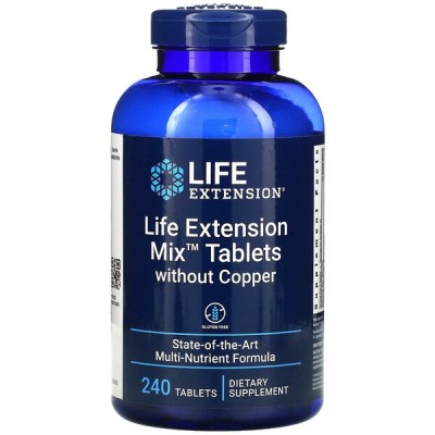 Life Extension - Life Extension Mix Tablets without Copper -