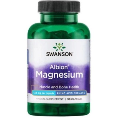 Swanson - Albion Magnesium, 133mg - 90 caps