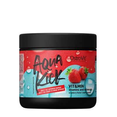 OstroVit - Aqua Kick VIT&MIN - Strawberry - 300 g