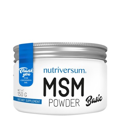 Nutriversum - MSM Powder - BASIC, Unflavored - 150 g