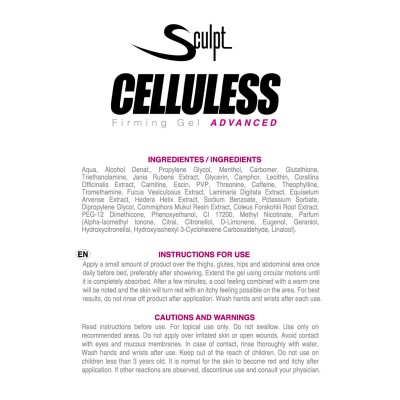 Sculpt - Celluless® Advanced - 150 ml