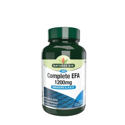Natures Aid - Complete EFA 1200 mg (Omega 3, 6 + 9) - 90