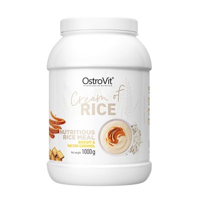 OstroVit - Cream of Rice, Biscuit and Salted Caramel - 1000 g