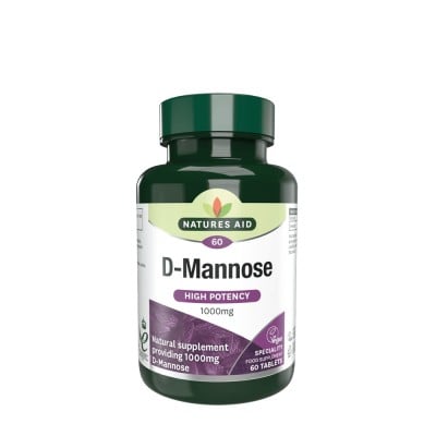 Natures Aid - D-Mannose 1000 mg - 60 Tablets