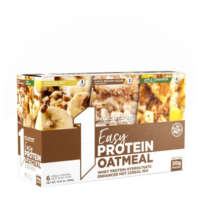 Rule1 - Easy Protein Oatmeal Variety Pack, Variety Pack - 6