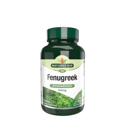 Natures Aid - Fenugreek Standardised 500 mg - 90 Capsules