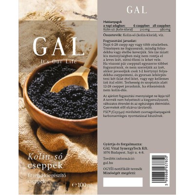 GAL - Choline salt - 100 ml