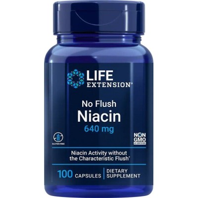 Life Extension - No Flush Niacin - 100 caps