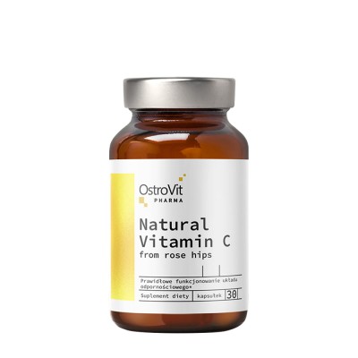 OstroVit - Pharma Natural Vitamin C from Rose Hips - 30 Capsules