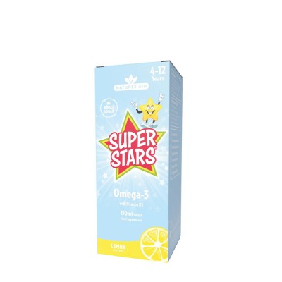 Natures Aid - Super Stars Omega-3 - Lemon flavour - 150 ml