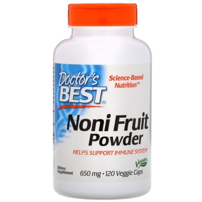 Doctor's Best - Noni Fruit Powder, 650mg - 120 vcaps