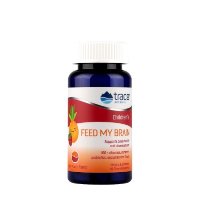 Trace Minerals - Feed My Brain for kids, Fruit Punch - 60
