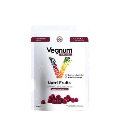 Vegnum - Nutri Fruits with Ashwaganda, Blueberry - 30 Gummies
