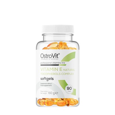 OstroVit - Vitamin E Natural Tocopherols Complex - 90 Capsules