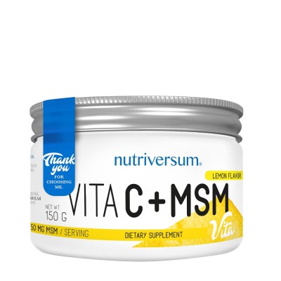 Nutriversum - C+MSM - VITA, Lemon - 150 g