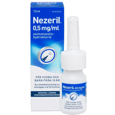 Nezeril - nässpray, lösning 0,5 mg/ml 7,5 ml