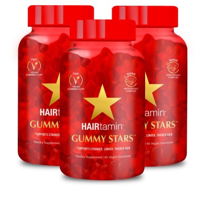 3 x HAIRtamin - Gummy Stars™