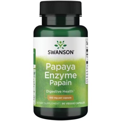 Swanson - Papain Papaya Enzyme, 100mg - 90 vcaps