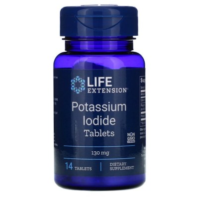 Life Extension - Potassium Iodide Tablets, 130mg - 14 tablets