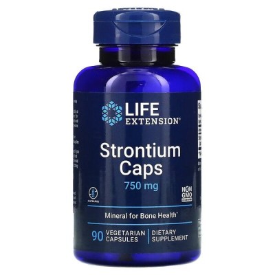 Life Extension - Strontium Caps, 750mg - 90 vcaps