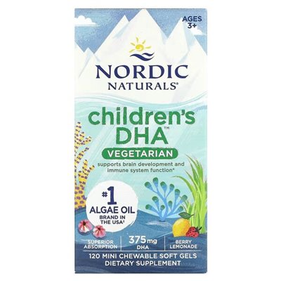 Nordic Naturals - Children's DHA Vegetarian 375mg DHA