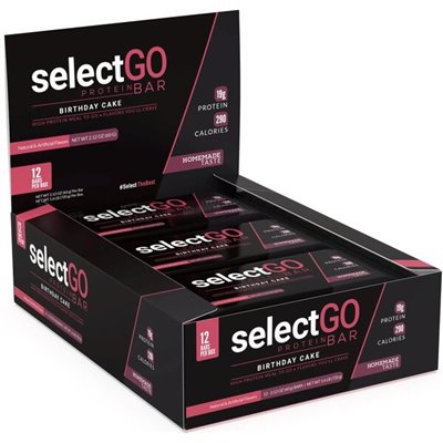 PEScience - SelectGo Protein Bar - 12 x 60g