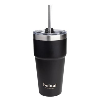 SmartShake - Bohtal Double Insulated Travel Mug with Straw