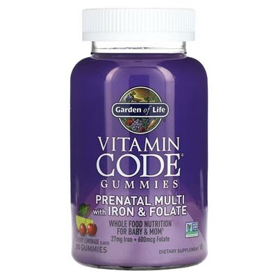 Garden of Life - Vitamin Code Prenatal Multi with Iron & Folate