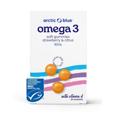 Arctic Blue - Omega-3 Kids Soft Gummies with Vitamin D