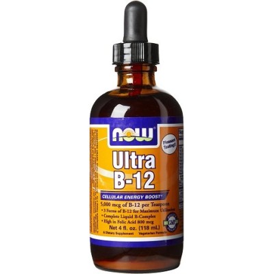 NOW Foods - Vitamin B-12 Ultra, Liquid - 118 ml.