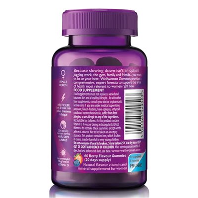 Vitabiotics - Wellwoman Gummies - Berry - 60 Gummies