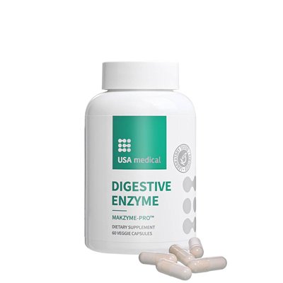 USA medical - Digestive Enzyme - 60 Capsules