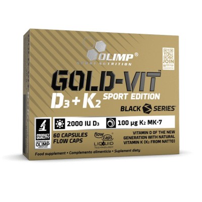Olimp - Gold Vit D3 + K2 Sport Edition - 60 caps
