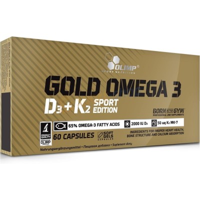 Olimp - Gold Omega 3 D3 + K2 Sport Edition - 60 caps