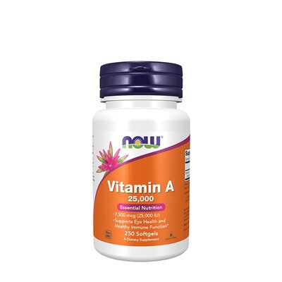 Now Foods - Vitamin A 25000 IU - 250 Softgels