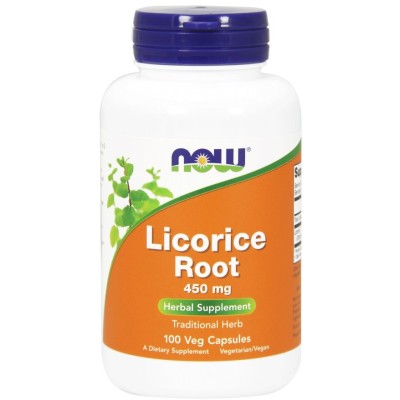 NOW Foods - Licorice Root, 450mg - 100 vcaps