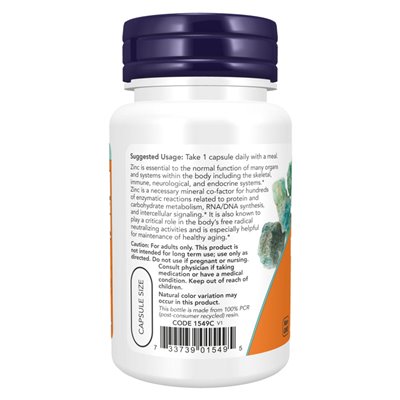Now Foods - Zinc Picolinate 50MG