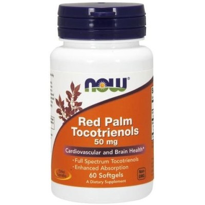 NOW Foods - Red Palm Tocotrienols, 50mg - 60 softgels