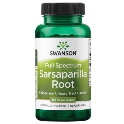 Swanson - Sarsaparilla Root, 450mg - 60 caps