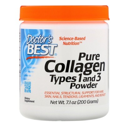 Doctor's Best - Pure Collagen Types 1 and 3, Powder - 200 grams