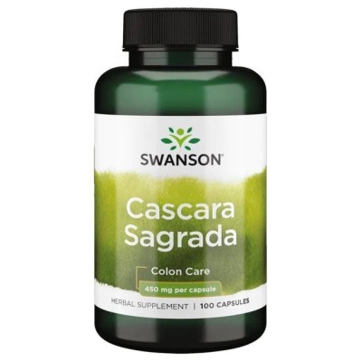 Swanson - Cascara Sagrada, 450mg - 100 caps
