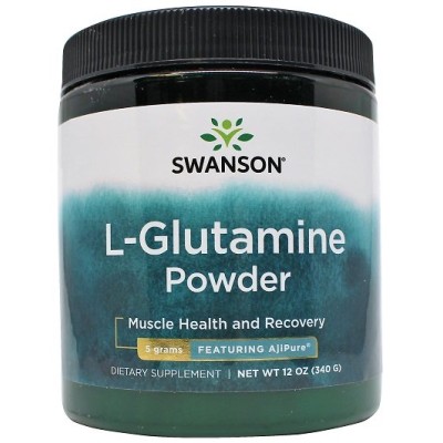 Swanson - AjiPure L-Glutamine Powder - 340 grams