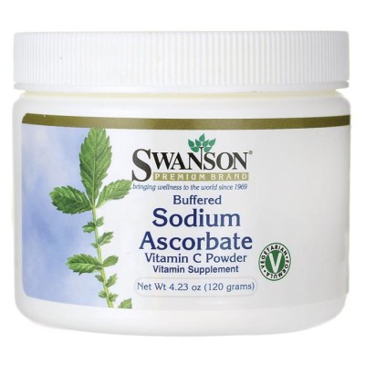 Swanson - Buffered Sodium Ascorbate Vitamin C Powder - 120 grams